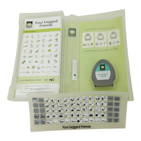 Cricut Lite Provo Craft Themed Cartridge Four Legged Friends Link Status Unknown - Picture 2 of 11